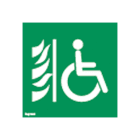 Legrand - Etiquette de signalisation amovible et recyclable pour espace attente sécurisé