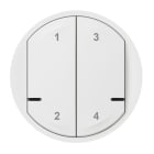 Legrand - Enjoliveur Céliane with Netatmo pour commande sans fil 4 scénarios - blanc