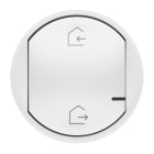 Legrand - Enjoliveur Céliane with Netatmo commande générale sans fil Départ/Arrivée -blanc