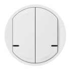 Legrand - Enjoliveur Céliane with Netatmo pour inter double connecté/cde sans fils - blanc