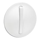 Legrand - Enjoliveur étroit Céliane pour interrupteur, va-et-vient ou poussoir Soft -blanc