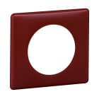 Legrand - Plaque Céliane Poudré 1 poste - finition Bordeaux