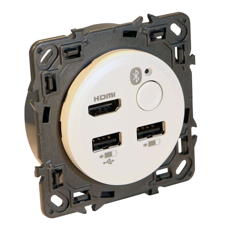 Legrand - Media Hub Light - Céliane - finition blanc