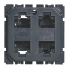 Legrand - Prise quadruple RJ45 STP multimédia Céliane réseau Optimum auto