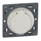 Legrand - Prise d'aspiration centralisée Céliane contact électrique enjoliveur blanc