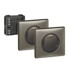 Legrand - Prêt à poser Céliane créer un va-et-vient 2 cdes sans fil+micromodule - graphite