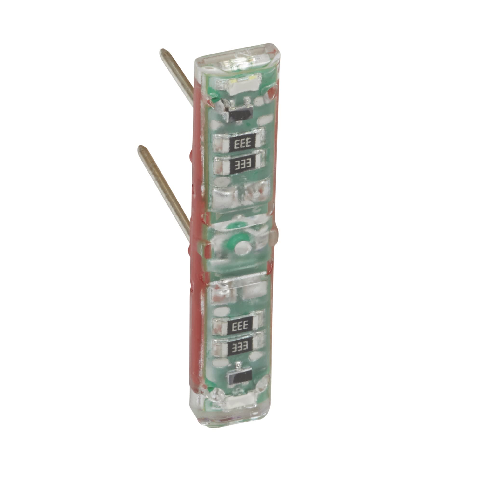 Legrand - Voyant témoin 230V phase distribuée Mosaic Easy-Led brochable - LEDs blanches