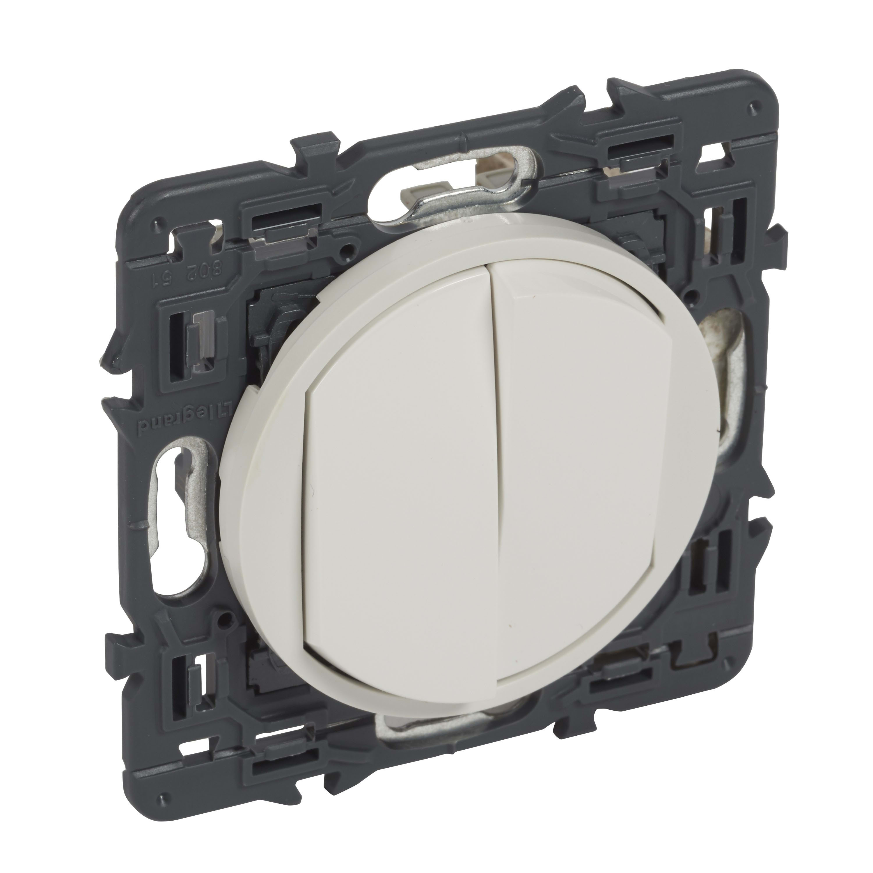 Double prise de courant 2x2P+T horizontale étanche Plexo 16A 250V IP55 avec enjoliveurs gris Double prise de courant 2x2P+T horizontale étanche Plexo 16A 250V IP55 avec enjoliveurs gris