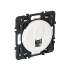 Legrand - Prise télephone RJ45 catégorie 6 STP Céliane avec enjoliveur blanc et support