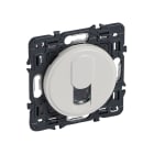 Legrand - Prise téléphone RJ45 Céliane avec enjoliveur blanc et support