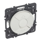 Legrand - Poussoir pour volets roulants Céliane avec enjoliveur blanc et support