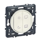 Legrand - Commande scénarios jour/nuit/TV sans fils sans pile Céliane with Netatmo - blanc