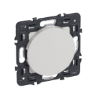 Legrand - Obturateur Céliane avec enjoliveur blanc et support