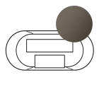 Legrand - Enjoliveur Céliane pour switch cuivre Ethernet - finition graphite