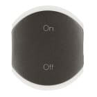 Legrand - Enjoliveur double Céliane marquage ON et OFF - graphite