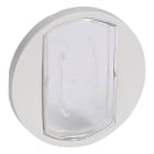 Legrand - Enjoliveur Céliane interrupteur , va-et-vient ou poussoir porte étiquette -blanc
