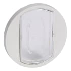 Legrand - Enjoliveur Céliane interrupteur , va-et-vient ou poussoir porte étiquette -blanc