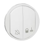 Legrand - Enjoliveur Céliane pour commande "Ne pas déranger" / "Faire la chambre" blanc