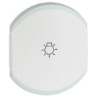 Legrand - Enjoliveur double Céliane éclairage 1 pictogramme - blanc