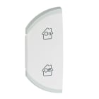 Legrand - Enjoliveur simple Céliane marquages GEN , ON et OFF montage gauche - blanc
