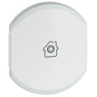 Legrand - Enjoliveur double Céliane marquage GEN - blanc