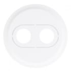 Legrand - Enjoliveur Céliane pour prise banana simple - Blanc
