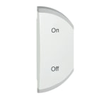 Legrand - Enjoliveur simple Céliane marquage ON et OFF montage droite - blanc