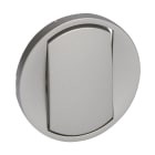 Legrand - Enjoliveur large Céliane pour interrupteur, va-et-vient ou poussoir Soft -titane