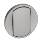Legrand - Enjoliveur large Céliane pour interrupteur, va-et-vient ou poussoir Soft -titane