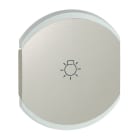 Legrand - Enjoliveur double Céliane éclairage 1 pictogramme - titane