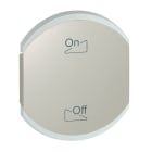 Legrand - Enjoliveur double Céliane 2 pictogrammes - titane