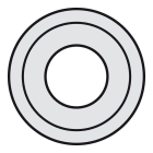 Legrand - Enjoliveur Céliane pour prise XLR femelle - finition titane