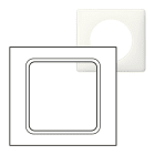 Legrand - Plaque Céliane grand format - finition Blanche Neutre
