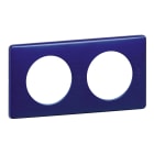 Legrand - Plaque Céliane Métal 2 postes - finition Nuit d'Encre