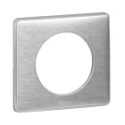 Legrand - Plaque Celiane Metal 1 poste - finition Aluminium