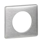 Legrand - Plaque Céliane Métal 1 poste - finition Aluminium
