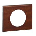 Legrand - Plaque Céliane Matières 1 poste - finition Acajou
