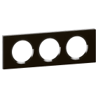 Legrand - Plaque Céliane Matières 3 postes - finition Verre Piano