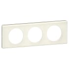 Legrand - Plaque Céliane Matières 3 postes - finition Songe (porcelaine)