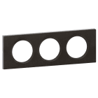 Legrand - Plaque Céliane Matières 3 postes - finition Ardoise