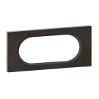 Legrand - Plaque de finition à clipser Céliane Matières 4 à 5 modules - Ardoise