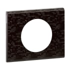 Legrand - Plaque Céliane Matières 1 poste - finition Cuir Pixel