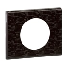 Legrand - Plaque Celiane Matieres 1 poste - finition Cuir Pixel