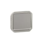 Legrand - Poussoir NO témoin Plexo composable - gris