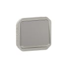 Legrand - Poussoir NO-NF lumineux Plexo composable gris