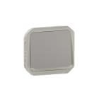 Legrand - Poussoir NO lumineux Plexo composable gris
