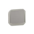 Legrand - Poussoir NO lumineux Plexo composable gris