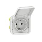 Legrand - Prise de courant 2P+T Plexo version schuko - composable Blanc