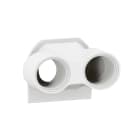 Legrand - Embout presse-étoupe Plexo 2 entrées ISO20 blanc