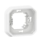 Legrand - Support plaque encastré 1 poste Plexo blanc